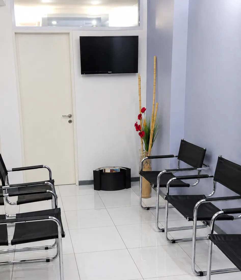 Sala de espera del consultorio
